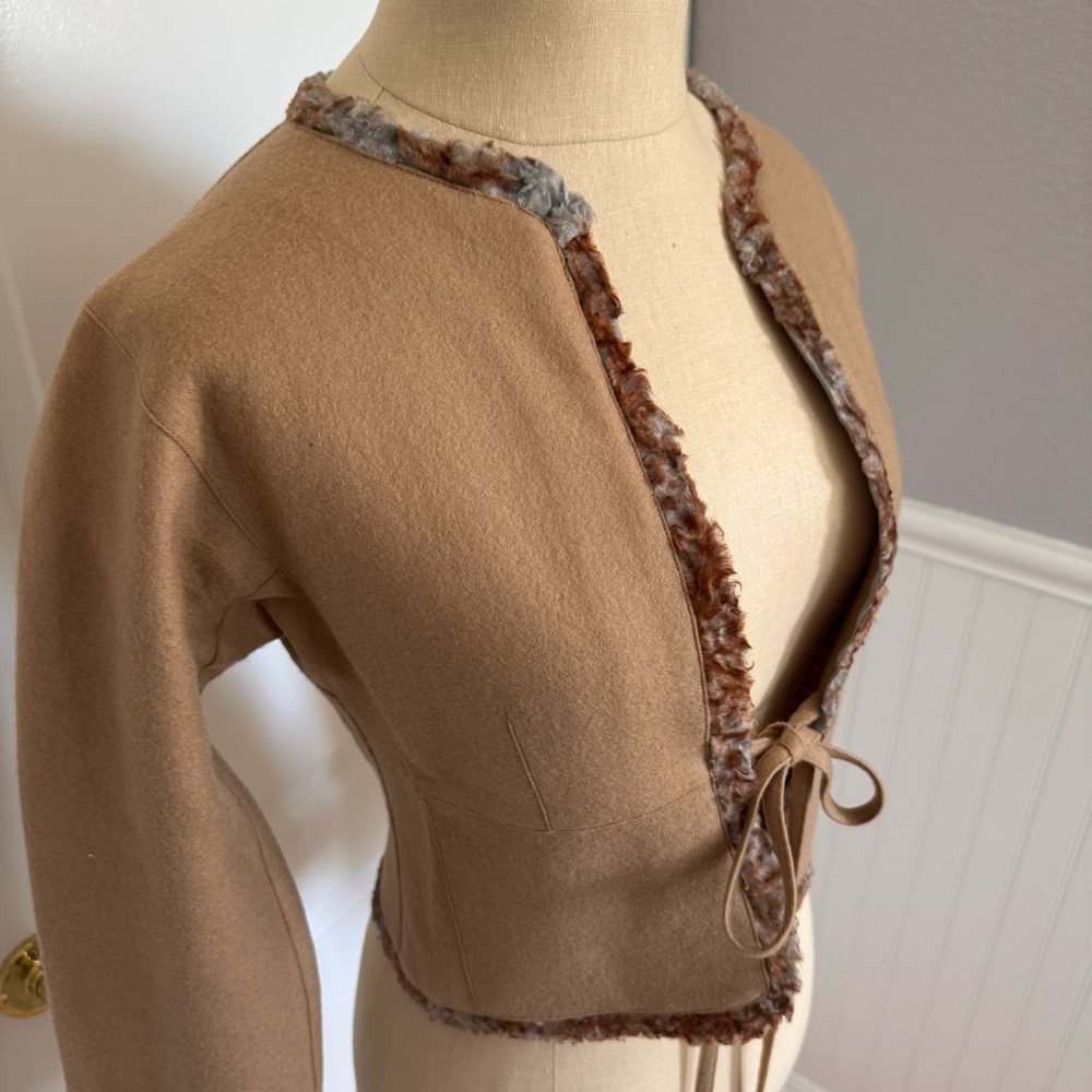 Vintage Fendi by Karl Lagerfeld 1980s Cropped Jacket - Picture 6 of 13